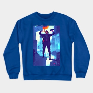 Cyberpunk netrunner Crewneck Sweatshirt